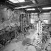 Cousland Blacksmiths. Interior.
General view of workshop.