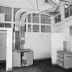 Interior view of Glasgow Herald Building, showing pneumatic tube system.