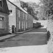 View of cottages at Pitkellony Street, Muthill.