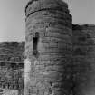 View of turret, precinct wall, St Andrews Cathedral.