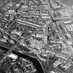 Oblique aerial view of North Leith, taken from the ESE.