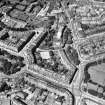 Edinburgh, New Town, Northern New Town.
Aerial view of Drummond Place and area around Church of St. Mary.