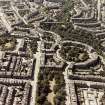 Edinburgh, New Town, Moray Estate.
Aerial view of Moray Place and Ainslie Place from North East.