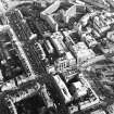 Oblique aerial view centred on the redevelopment of St Andrew Square, taken from the W.
