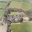 Oblique aerial view centred on the hospital, taken from the NE.