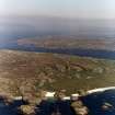 Iona, Iona Abbey & General.
Oblique aerial view from West.