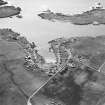 Oblique aerial photograph of Portnahaven, Islay, taken from the NE.