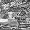 Oblique aerial view of Kilsyth centred in the school, taken from the NNW.
