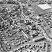 Aerial view of Kilwinning, centred on Kilwinning Abbey, taken from the SE.