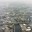 Glasgow, Glasgow Central Railway Bridge, oblique aerial view.