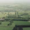 General aerial view of Loudoun Castle, including Galston, taken from the N.