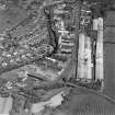 General aerial view of factories on Brown Street, taken from the SW.