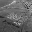 Oblique aerial view of Buddon Camp with the rifle ranges in the background, taken from the ENE.