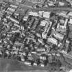General oblique aerial view of Perth Road and Roseangle, taken from the SE.