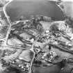 Barton Hill motte under excavation
Oblique aerial photograph
