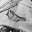 Newton, oblique aerial view of the the long-cist cemetery during excavations.