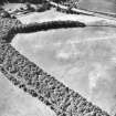 Elginhaugh, Roman fort and road: air photograph of cropmarks.