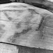 Longyester, oblique aerial view taken from the NE, centred on the cropmarks of a pit-alignment.