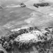 Kaeheughs, Barney Mains, fort, enclosure and pit-alignments: oblique air photograph of cropmarks.
