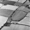 Hardacres Hill, oblique aerial view, taken from the SSW, centred on the cropmarks of a fort.