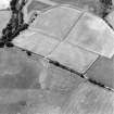 Oblique aerial view of Fourmerkland, taken from the E, centered on roman temporary camp