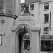 View of entrance, Burgh Buildings (Athenaeum), Stirling.