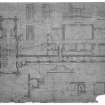 Sections, plans and elevations of Chapel of St Michael and all Angels, Ardgowan House