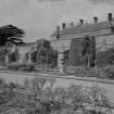 View of Balcaskie House and terraced garden from south east.