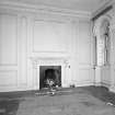 Interior view of Fullarton House showing second floor central room with fireplace.