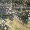 Aerial view of the centre of Newtonmore, Inverness-shire, looking NW.