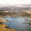 Aerial view of Lochinver, Assynt, looking E.