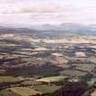 Aerial view of farmland in lower Strathglass around Kiltarlity, Inverness-shire, looking NNW.