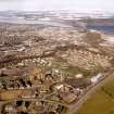 Aerial view of Raigmore Hospital, Inverness, looking NW. 