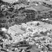 Aerial view showing Lesmahagow Priory, Lanarkshire