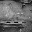 Excavation photograph. Detail of trench. October 1979.