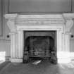 Interior view of Broxmouth Park showing fireplace.