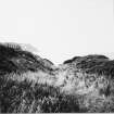 Excavation photograph: outer rampart, middle ditch and middle rampart.