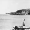 Excavation photograph: view from cliffs.