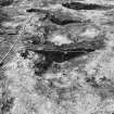 Excavation photograph : F1471 - irregular v-shaped depression.