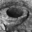Excavation archive: Well in N wall of tower.