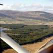 Aerial view of Ben Bhragaidh, Golspie, East Sutherland, looking N.