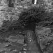 Excavation photograph : area T - drain in rockery outside Froogs gate.