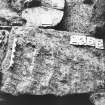 Excavation photograph: area X/H - rippled flagstones within 1388.