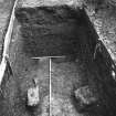 Trench 1 completely excavated - from E