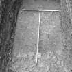 Close up of metalling F116 in trench 3 - from W