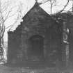 Yester, St Bathan's Chapel (Yester Chapel): Excavation photograph - Close up of the Chapel - from S