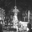 Interior view of Hospitalfield House, Arbroath, showing gallery.