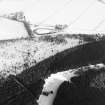 Bruce's Camp, fort: aerial view under snow.
