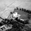 Harthill Castle: oblique air photograph.