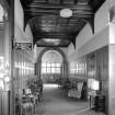 Interior view of Cairndhu Hotel, Helensburgh, showing hall.
